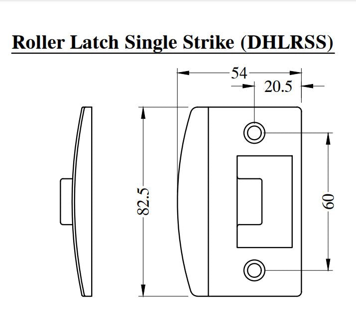 Single-Action Strike for Pyropanel Roller Latch